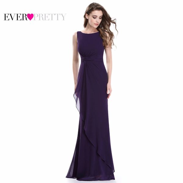 ever pretty women's elegant evening dresses ep08796 round neck ruffles sleeveless v back long formal evening party dreseses, Black;gray
ever pretty women's elegant evening dresses ep08796 round neck ruffles sleeveless v back long formal evening party dreseses, Black;gray