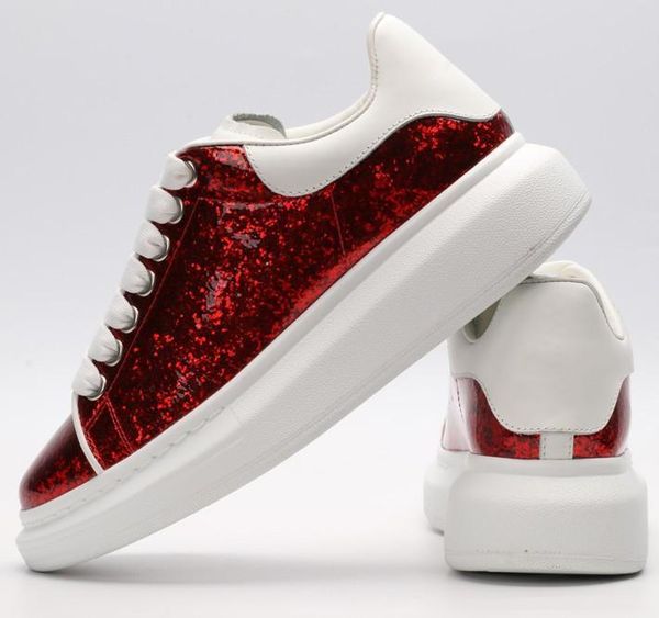 2019 luxury designer casual white stitching lace-up shoes fashion trendy designer sneakers men and women casual shoes silver sequins, Black
2019 luxury designer casual white stitching lace-up shoes fashion trendy designer sneakers men and women casual shoes silver sequins, Black