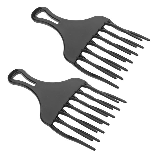 2 pieces plastic afro thick cruly hair pick comb detangle wig braid styling lift hairdressing hairbrush friction free, Silver
2 pieces plastic afro thick cruly hair pick comb detangle wig braid styling lift hairdressing hairbrush friction free, Silver