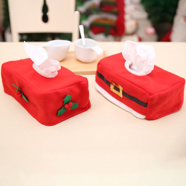 2pcs belt clover pattern merry christmas tissue box cover christmas home decoration creative napkin holder dinner table decor
2pcs belt clover pattern merry christmas tissue box cover christmas home decoration creative napkin holder dinner table decor