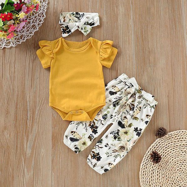 summer baby girl 3pcs short sleeve romper +casual floral trousers with headband outfits set 0-24m, White
summer baby girl 3pcs short sleeve romper +casual floral trousers with headband outfits set 0-24m, White