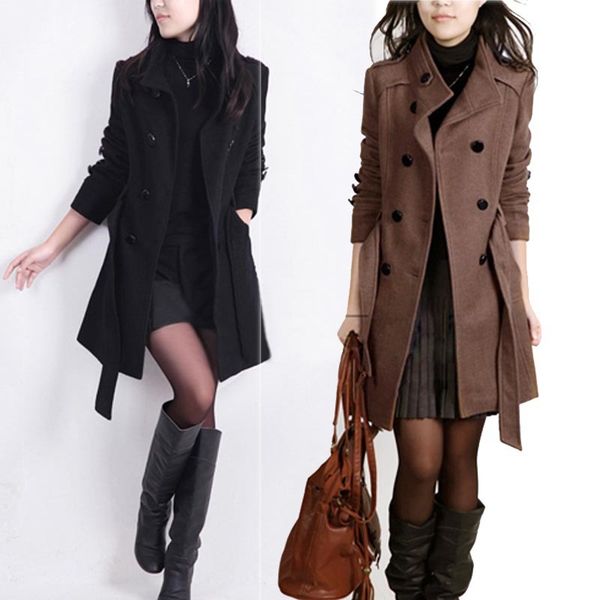 elegant tie belt double-breasted khaki black long wool coat korean office women windbreaker blends outwear plus size 5xl 4xl
elegant tie belt double-breasted khaki black long wool coat korean office women windbreaker blends outwear plus size 5xl 4xl