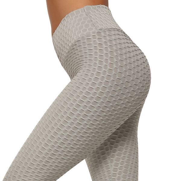 new style jacquard bubble leggings for women yoga pants high waist sports tight hip fitness pants, Black
new style jacquard bubble leggings for women yoga pants high waist sports tight hip fitness pants, Black