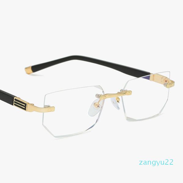 2020 reading eyeglasses presbyopic spectacles clear glass lens rimless anti-blue light glasses frame of glasses strength +1.0 ~ +4.0, Silver
2020 reading eyeglasses presbyopic spectacles clear glass lens rimless anti-blue light glasses frame of glasses strength +1.0 ~ +4.0, Silver