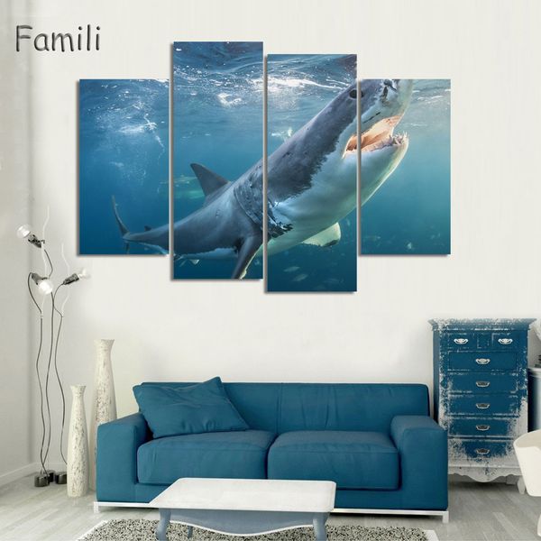 4pcs canvas painting hd ocean shark picture modern home wall art decoration print painting for house decorate unframed
4pcs canvas painting hd ocean shark picture modern home wall art decoration print painting for house decorate unframed