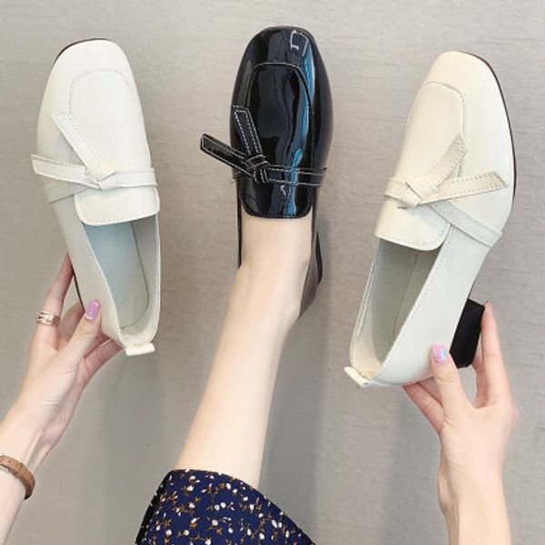 deep mouth single shoes women 2019 new british style bow elegant wild square head thick heel loafers, Black
deep mouth single shoes women 2019 new british style bow elegant wild square head thick heel loafers, Black