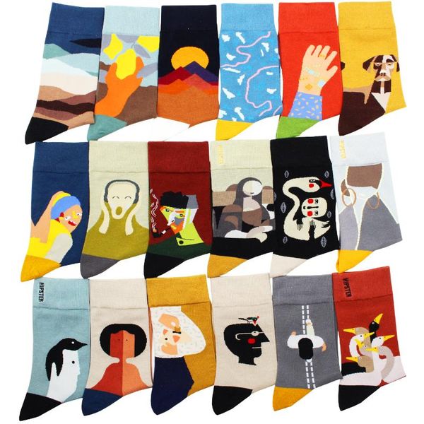 novelty art gogh cotton women socks kawaii harajuku renaissance abstract beer animal fruit happy funny casual socks men, Black;white
novelty art gogh cotton women socks kawaii harajuku renaissance abstract beer animal fruit happy funny casual socks men, Black;white