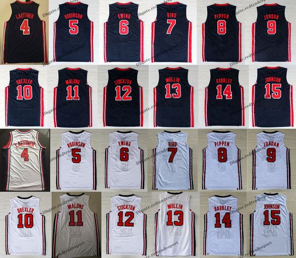 1992 team one dream larry mens bird basketball jerseys 9 michael barkley laettner robinson patrick ewing pippen drexler karl malone stockton, Black
1992 team one dream larry mens bird basketball jerseys 9 michael barkley laettner robinson patrick ewing pippen drexler karl malone stockton, Black