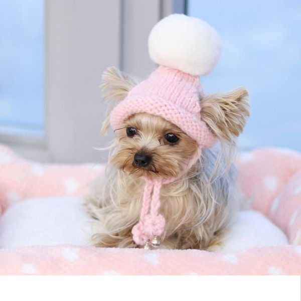 handmade pink ring bells knitted kawaii pets store warm lovely dog hats for small pets cats maltese yorkie winter cap
handmade pink ring bells knitted kawaii pets store warm lovely dog hats for small pets cats maltese yorkie winter cap