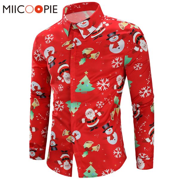 fashion red christmas shirts for men santa snowflakes mens printed casual shirt blouse covered button chemise noel homme 3xl, White;black
fashion red christmas shirts for men santa snowflakes mens printed casual shirt blouse covered button chemise noel homme 3xl, White;black