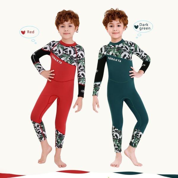 2020 panda pattern for boys girls keep warm one-piece long sleeves uv-proof swimwear new kids diving suit 2.5mm wetsuit, White
2020 panda pattern for boys girls keep warm one-piece long sleeves uv-proof swimwear new kids diving suit 2.5mm wetsuit, White