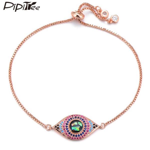 pipitree fashion natural shell cz zircon evil eye bracelet for men women silver gold rose gold color chain bracelets jewelry, Golden;silver
pipitree fashion natural shell cz zircon evil eye bracelet for men women silver gold rose gold color chain bracelets jewelry, Golden;silver