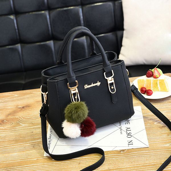 women litchi leather messenger bag office ladies shoulder bag with hairball ornaments retro handbag #t2g
women litchi leather messenger bag office ladies shoulder bag with hairball ornaments retro handbag #t2g