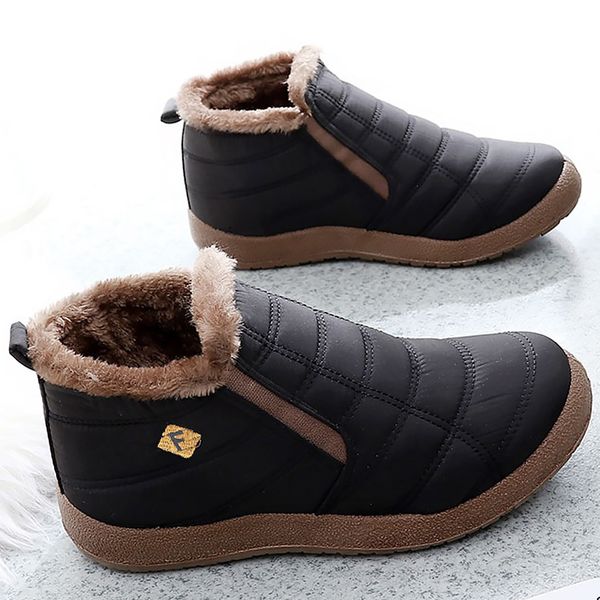 men winter boots platform fashion warm shoes male comfortable men boots sturdy sole non slip sewing ankle boot man, Black
men winter boots platform fashion warm shoes male comfortable men boots sturdy sole non slip sewing ankle boot man, Black