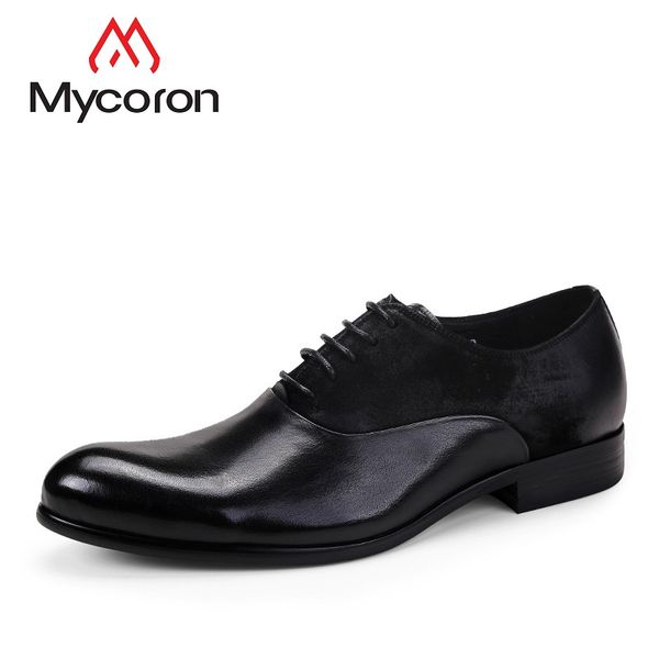 mycoron men business retro handmade genuine leather wedding dress shoes lace-up boots formal oxford shoes men herrenschuhe, Black
mycoron men business retro handmade genuine leather wedding dress shoes lace-up boots formal oxford shoes men herrenschuhe, Black