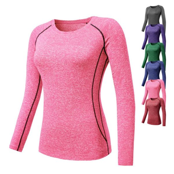 women compression long sleeve t-shirts tights long sleeve thermal base layer quick-drying slim yoga running t-shirt, Black;blue
women compression long sleeve t-shirts tights long sleeve thermal base layer quick-drying slim yoga running t-shirt, Black;blue