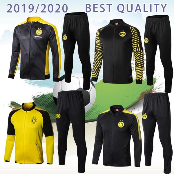 size:s-2xl 2019 2020 soccer jacket tracksuit 19 20 survetement long sleeve full zipper football jackets set chandal, Black 
size:s-2xl 2019 2020 soccer jacket tracksuit 19 20 survetement long sleeve full zipper football jackets set chandal, Black