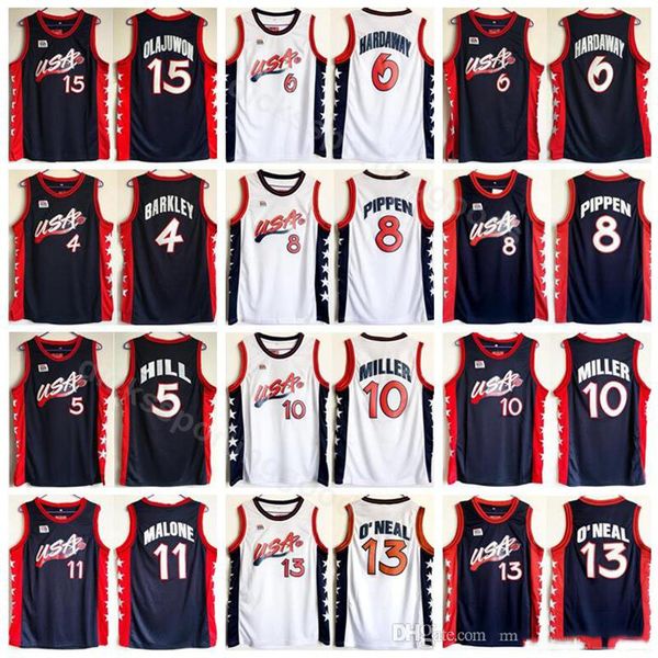 1996 u ba ketball jer ey dream three 4 charle barkley 5 hill 10 miller 6 penny hardaway 8 cottie pippen 15 hakeem olajuwon american
1996 u ba ketball jer ey dream three 4 charle barkley 5 hill 10 miller 6 penny hardaway 8 cottie pippen 15 hakeem olajuwon american