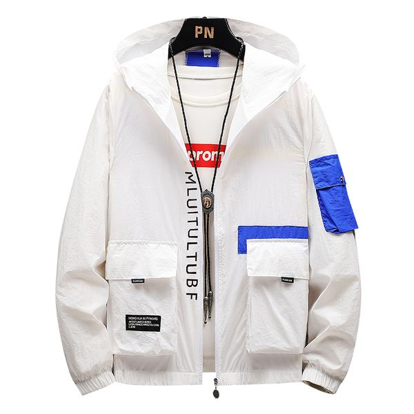 summer jacket men quick coatanti-uv men's jackets hip hop thin outwear ultra-light windbreake jacket multi-pocket hooded coat, Black;brown
summer jacket men quick coatanti-uv men's jackets hip hop thin outwear ultra-light windbreake jacket multi-pocket hooded coat, Black;brown