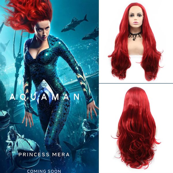 euro-american 18-26inch long loose wave lace front hair wigs red color princess mera style, Black
euro-american 18-26inch long loose wave lace front hair wigs red color princess mera style, Black