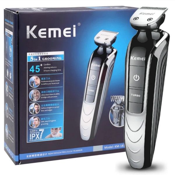 2020 kemei 5 in 1 professional rechargeable hair trimmer hair clipper shaver razor cordless adjustable hair cutting machine km-1832
2020 kemei 5 in 1 professional rechargeable hair trimmer hair clipper shaver razor cordless adjustable hair cutting machine km-1832