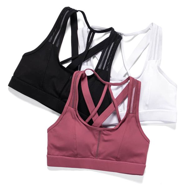 criss-cross back yoga bra for women girls padded strappy high support sports yoga bras with removable cups running fitness activewear, White
criss-cross back yoga bra for women girls padded strappy high support sports yoga bras with removable cups running fitness activewear, White