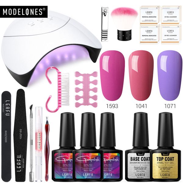 modelones 36w led lamp nail art tools set smart sensor uv lamp nail dryer semi permanent gel polish base coat art kits
modelones 36w led lamp nail art tools set smart sensor uv lamp nail dryer semi permanent gel polish base coat art kits