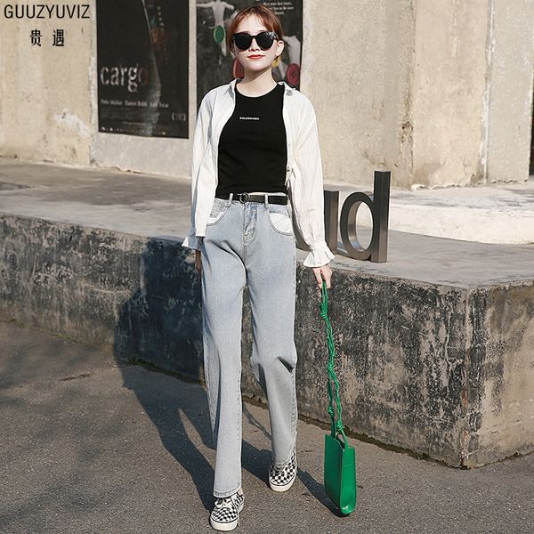 guuzyuviz vintage jeans woman casual wide leg denim pants women high waisted ladies trousers plus size loose vaqueros de mujer, Blue
guuzyuviz vintage jeans woman casual wide leg denim pants women high waisted ladies trousers plus size loose vaqueros de mujer, Blue