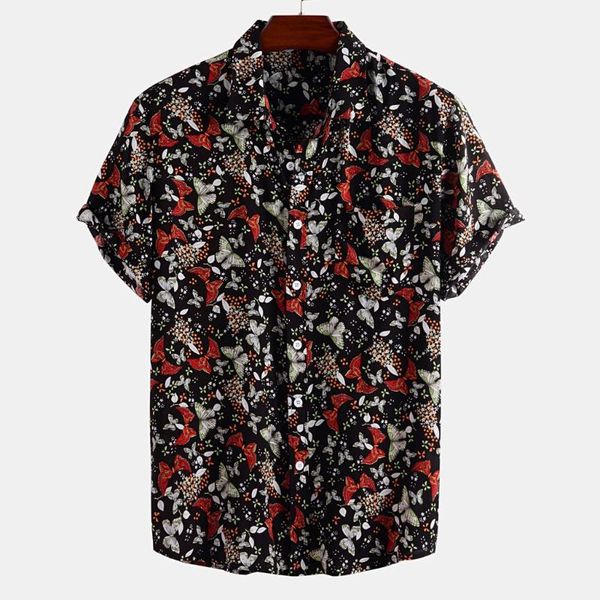 men's casual shirts 2021 summer thin section printed national wind beach short-sleeved shirt men 6.10, White;black
men's casual shirts 2021 summer thin section printed national wind beach short-sleeved shirt men 6.10, White;black