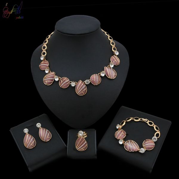 yulaili polychrome opal stones charm necklace bracelet earrings ring african jewelry sets costume accessories for women wholesale, Black
yulaili polychrome opal stones charm necklace bracelet earrings ring african jewelry sets costume accessories for women wholesale, Black