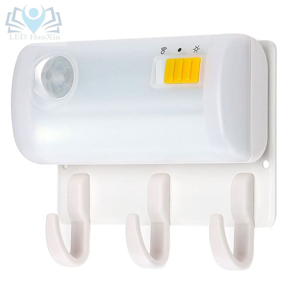 haoxin magnetic motion sensor light control led night light with hook battery operated for cabinets toilet bedroom wall lamp
haoxin magnetic motion sensor light control led night light with hook battery operated for cabinets toilet bedroom wall lamp