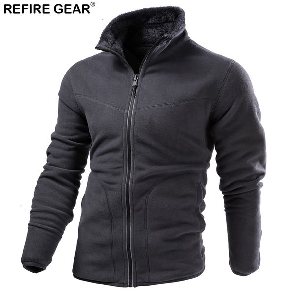 refire gear men women's outdoor fleece jacket hiking thermal windbreaker sports ski climbing camping trekking hunting coats male, Blue;black
refire gear men women's outdoor fleece jacket hiking thermal windbreaker sports ski climbing camping trekking hunting coats male, Blue;black