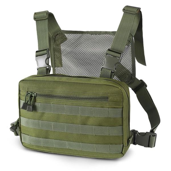 outdoor bags tactical chest bag hip hop streetwear pouch molle front pack vest backpack breathable mesh hunting combat
outdoor bags tactical chest bag hip hop streetwear pouch molle front pack vest backpack breathable mesh hunting combat