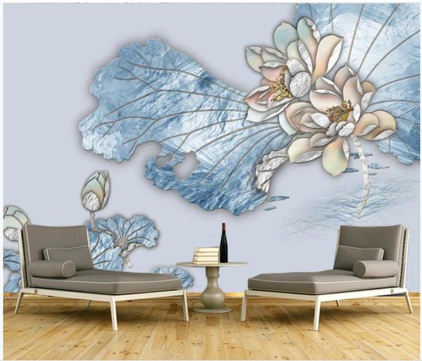 custom p 3d wallpaper light luxury enamel blue lotus flower tv background home decor living room 3d wall murals wallpaper for walls 3 d
custom p 3d wallpaper light luxury enamel blue lotus flower tv background home decor living room 3d wall murals wallpaper for walls 3 d