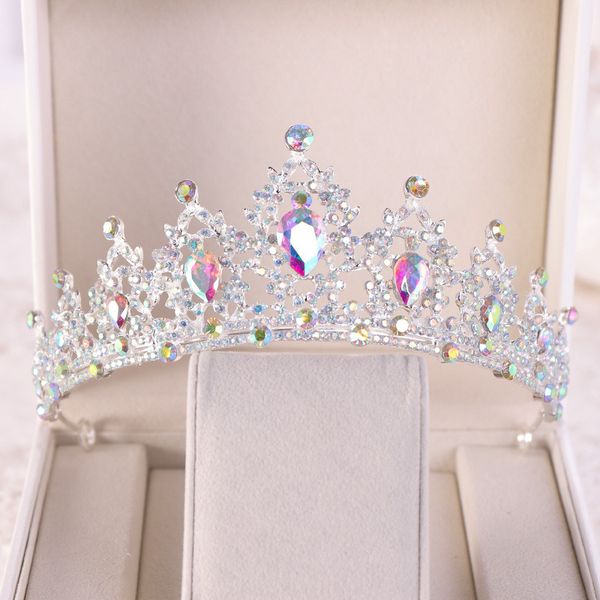 KMVEXO Vintage AB Blue Gold Crystal Bridal Tiaras Brides Heart Drop Hairbands Crowns Wedding Hair Accessories Prom Jewelry Gifts
KMVEXO Vintage AB Blue Gold Crystal Bridal Tiaras Brides Heart Drop Hairbands Crowns Wedding Hair Accessories Prom Jewelry Gifts