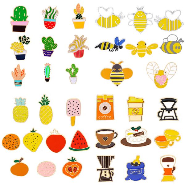 2020 new diy mixed design cartoon enamel fruit animals skull brooch alloy backpack badge pins jewelry for gift, Gray
2020 new diy mixed design cartoon enamel fruit animals skull brooch alloy backpack badge pins jewelry for gift, Gray