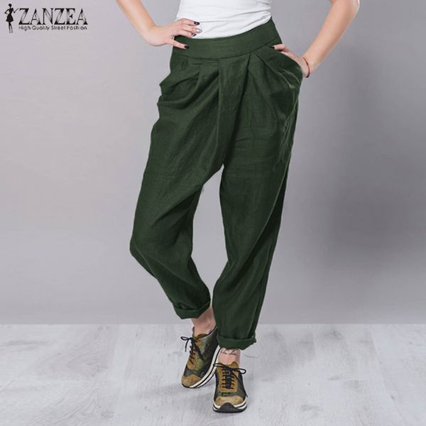zanzea 2020 fashion women pants work office lady pencil long trousers casual loose pockets side zipper streetwear pantalon femme, Black;white
zanzea 2020 fashion women pants work office lady pencil long trousers casual loose pockets side zipper streetwear pantalon femme, Black;white