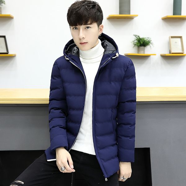 fashion 2019 new winter warm men coat pure color hooded male jacket casual zipper cotton padded coat thicken slim mens jacket 12, Black
fashion 2019 new winter warm men coat pure color hooded male jacket casual zipper cotton padded coat thicken slim mens jacket 12, Black