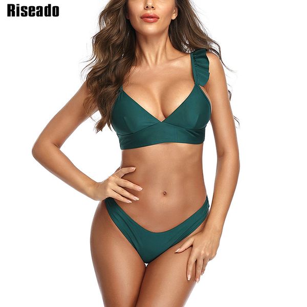 riseado bikinis women 2020 ruffle swimwear push up swimsuit solid lace-up brazilian biquini bikini set beach wear
riseado bikinis women 2020 ruffle swimwear push up swimsuit solid lace-up brazilian biquini bikini set beach wear