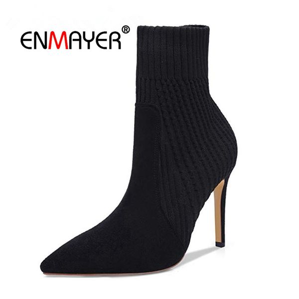 enmayer knitting ankle slip-on womens winter fashion boots pointed toe super high high heel boots big size 35-45 ly1255, Black
enmayer knitting ankle slip-on womens winter fashion boots pointed toe super high high heel boots big size 35-45 ly1255, Black