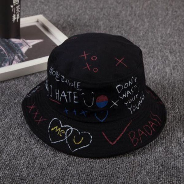 korean graffiti bucket hat summer folding sunscreen fisherman hat for fishing outdoor hip hop cap women men fisher caps, Blue;gray
korean graffiti bucket hat summer folding sunscreen fisherman hat for fishing outdoor hip hop cap women men fisher caps, Blue;gray