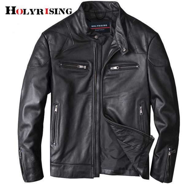 holyrising real leather jacket men motorcycle leather winter coat men's suede coat genuine jackets 18909-5, Black
holyrising real leather jacket men motorcycle leather winter coat men's suede coat genuine jackets 18909-5, Black