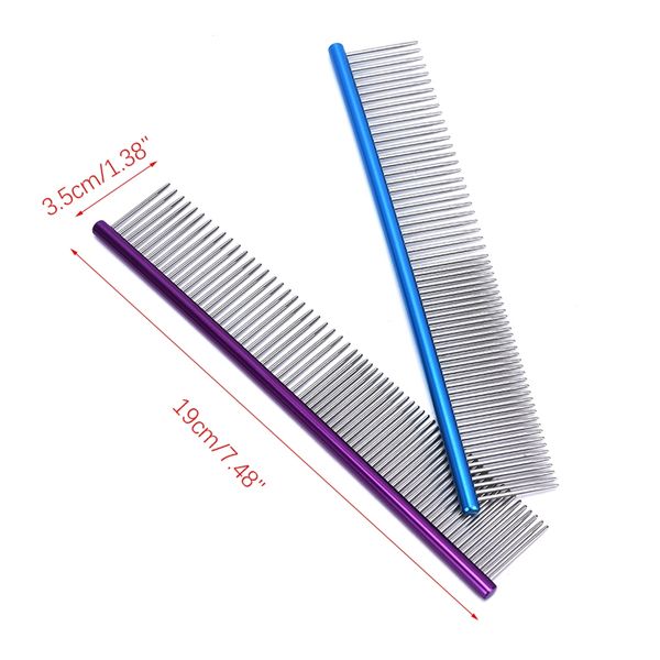 1pcs 19cm professional steel grooming comb dog cat cleaning brush dog comb dog grooming
1pcs 19cm professional steel grooming comb dog cat cleaning brush dog comb dog grooming