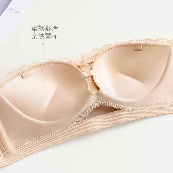 strapless underwear women's anti-slip bra bandeau push up under the thin thick summer lace seemless small bra, Red;black
strapless underwear women's anti-slip bra bandeau push up under the thin thick summer lace seemless small bra, Red;black