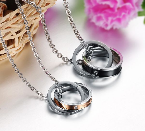 whole2019 2020 jewelry 2 pcs price titanium steel couple necklace, women/ men's circle pendent with chain, Silver
whole2019 2020 jewelry 2 pcs price titanium steel couple necklace, women/ men's circle pendent with chain, Silver