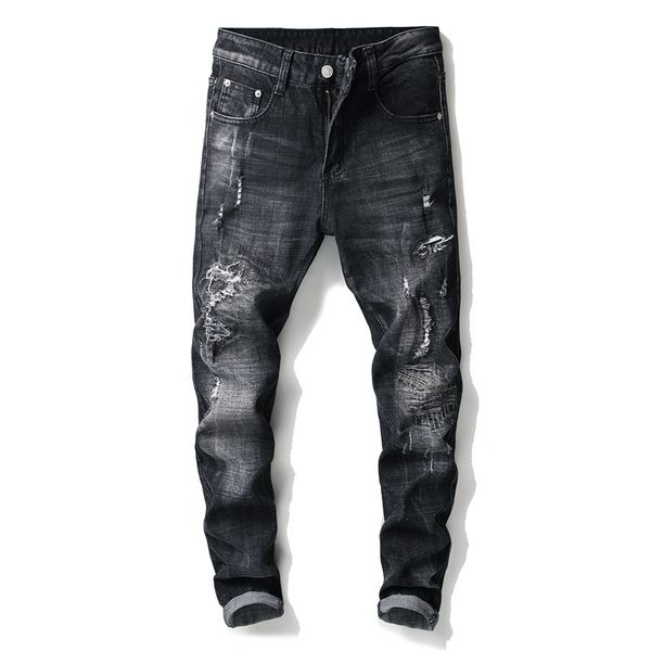 2019 мужские новые брюки high street fashion мужские джинсы свободные брюки-гаремы черного цвета хип-хоп джинсы для джинсов, черные, Blue
2019 мужские новые брюки high street fashion мужские джинсы свободные брюки-гаремы черного цвета хип-хоп джинсы для джинсов, черные, Blue
