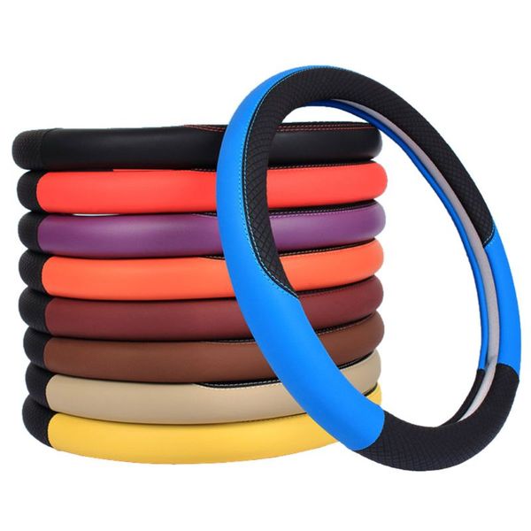 car steering wheel cover artificial leather anti slip fade breathable protector auto accessories fit for most cars styling
car steering wheel cover artificial leather anti slip fade breathable protector auto accessories fit for most cars styling