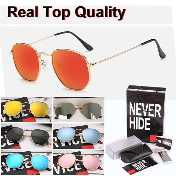 hexagon metal frame uv400 glass lenses brand sunglasses women men brand design eyewear driving glasses with box and label, White;black
hexagon metal frame uv400 glass lenses brand sunglasses women men brand design eyewear driving glasses with box and label, White;black