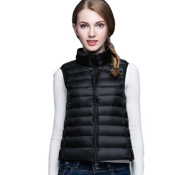 4xl вниз жилет женский короткий ультратонкий, легкий вес зимних женская одежда keep warm abrigo mujer портативный пояс пуховик, Black
4xl вниз жилет женский короткий ультратонкий, легкий вес зимних женская одежда keep warm abrigo mujer портативный пояс пуховик, Black
