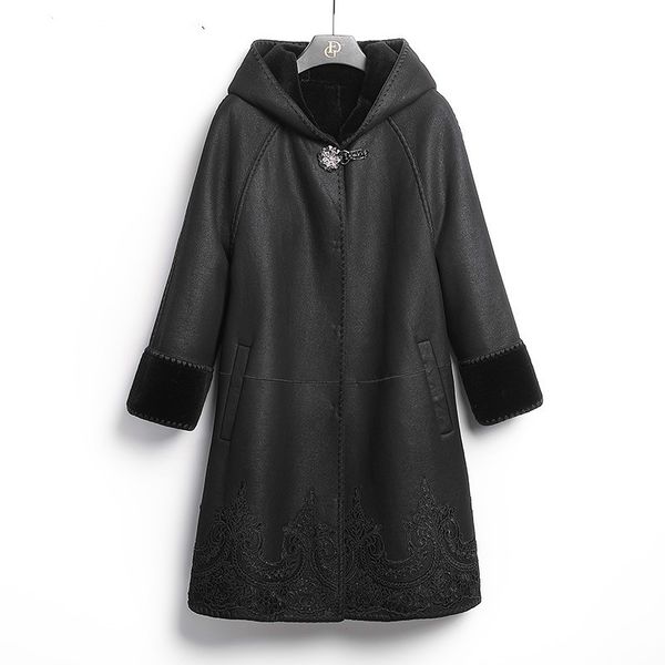 real fur coat wool jacket autumn winter coat women clothes 2020 korean vintage double-faced fur women abrigo mujer zt3469, Black
real fur coat wool jacket autumn winter coat women clothes 2020 korean vintage double-faced fur women abrigo mujer zt3469, Black